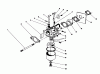 Toro 16785 - Lawnmower, 1988 (8007012-8999999) Spareparts CARBURETOR ASSEMBLY (MODEL NO. 47PH7)