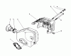 Toro 16785 - Lawnmower, 1988 (8007012-8999999) Spareparts MUFFLER ASSEMBLY (MODEL NO. 47PH7)