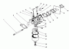 Toro 16785 - Lawnmower, 1990 (0000001-0999999) Spareparts CARBURETOR ASSEMBLY (MODEL NO. 47PK9)