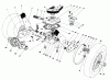 Toro 16785 - Lawnmower, 1990 (0000001-0999999) Spareparts GEAR CASE ASSEMBLY