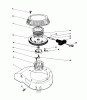 Toro 16785 - Lawnmower, 1990 (0000001-0999999) Spareparts RECOIL ASSEMBLY (MODEL NO. 47PK9)