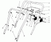 Toro 16785 - Lawnmower, 1991 (1000001-1999999) Spareparts HANDLE ASSEMBLY