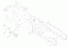 Toro 79355 - 48" Snow/Dozer Blade, 5xi Garden Tractor, 2001 (210000001-210999999) Spareparts MOUNTING ASSEMBLY