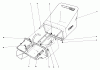 Toro 16880 - Lawnmower, 1981 (1000001-1999999) Spareparts GRASS CATCHER ASSEMBLY NO. 11-0269 (MODEL NO. 16880 & 16890)