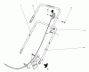Toro 16880 - Lawnmower, 1981 (1000001-1999999) Spareparts HANDLE ASSEMBLY (MODEL NO. 16880)