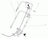 Toro 16890 - Lawnmower, 1982 (2000001-2999999) Spareparts HANDLE ASSEMBLY (MODEL NO. 16880)