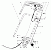 Toro 16930 - Lawnmower, 1980 (0000001-0999999) Spareparts HANDLE ASSEMBLY (MODEL NO. 16940)