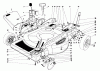 Toro 18010 - Lawnmower, 1982 (2000001-2999999) Spareparts HOUSING ASSEMBLY MODEL 18010