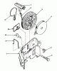 Toro 18005 - Lawnmower, 1982 (2000001-2999999) Spareparts REWIND STARTER NO. 590531