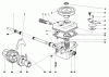 Toro 18015 - Lawnmower, 1978 (8000001-8999999) Spareparts GEAR CASE ASSEMBLY MODEL 18060