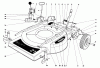 Toro 18015 - Lawnmower, 1978 (8000001-8999999) Spareparts HOUSING ASSEMBLY MODEL 18015