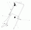 Toro 18017 - Lawnmower, 1979 (9000001-9999999) Spareparts HANDLE ASSEMBLY