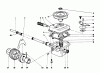 Toro 18085 - Lawnmower, 1979 (9000001-9999999) Spareparts GEAR CASE ASSEMBLY