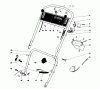 Toro 18085 - Lawnmower, 1979 (9000001-9999999) Spareparts HANDLE ASSEMBLY