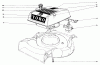 Toro 18257 - Guardian Lawnmower, 1972 (2000001-2999999) Spareparts ENGINE ASSEMBLY MODEL NO. 18208