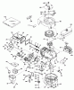 Toro 18215 - Whirlwind Lawnmower, 1970 (0000001-0999999) Spareparts ENGINE MODEL NO. LAV30-30454H