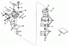 Toro 18216 - Whirlwind Lawnmower, 1970 (0000001-0999999) Spareparts CARBURETOR NO. 631581