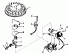 Toro 18216 - Whirlwind Lawnmower, 1970 (0000001-0999999) Spareparts MAGNETO NO. 610772