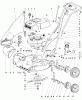 Toro 20222 - Lawnmower, 1968 (8000001-8999999) Spareparts 19" AND 21" H.P. MOWER DRAWING