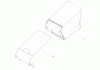 Toro 20001 - 22" Recycler Lawnmower, 2004 (240000001-240999999) Spareparts GRASS BAG ASSEMBLY