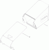 Toro 20013 - 22" Recycler Lawnmower, 2006 (260000001-260999999) Spareparts REAR BAG ASSEMBLY