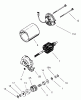Toro 20014 - 22" Recycler Lawnmower, 2002 (220300001-220999999) Spareparts ELECTRIC STARTER KIT NO. 37753 TECUMSEH MODEL NO. LEV120-362004A