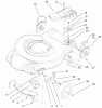 Toro 20027 (R-21OSB) - Recycler Mower, R-21OSB, 2001 (210000001-210999999) Spareparts HOUSING AND BRACKET ASSEMBLY