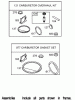 Toro 20049 - 22" Recycler Lawnmower, 2005 (250000001-250999999) Spareparts CARBURETOR OVERHAUL KIT ASSEMBLY BRIGGS AND STRATTON 125K05-0186-E1