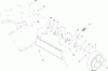 Toro 20064 - 22" Recycler Lawn Mower, 2007 (270000001-270999999) Spareparts REAR AXLE ASSEMBLY