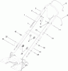 Toro 20065 - 22" Recycler Lawn Mower, 2007 (270000001-270999999) Spareparts HANDLE ASSEMBLY