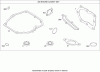 Toro 20066 - 22" Recycler Lawn Mower, 2007 (270000001-270999999) Spareparts ENGINE GASKET SET BRIGGS AND STRATTON 126T02-0139-B1