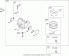 Toro 20067 - 22" Recycler Lawn Mower, 2007 (270000001-270999999) Spareparts CARBURETOR ASSEMBLY BRIGGS AND STRATTON 126T05-0115-B1