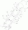 Toro 20071A - 22" Recycler Lawn Mower, 2007 (270000001-270999999) Spareparts HANDLE ASSEMBLY