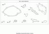 Toro 20089 - 22" Recycler Lawn Mower, 2008 (280000001-280999999) Spareparts ENGINE GASKET SET BRIGGS AND STRATTON 126L05-0213-F1