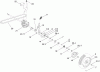 Toro 20093 - Super Recycler Lawn Mower, 2009 (290000001-290999999) Spareparts TRANSMISSION AND REAR WHEEL ASSEMBLY
