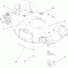 Toro 20095 - Super Recycler Lawn Mower, 2009 (290000001-290999999) Spareparts HOUSING ASSEMBLY NO. 115-2854