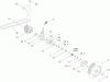 Toro 20095 - Super Recycler Lawn Mower, 2010 (310004269-310004922) Spareparts REAR WHEEL AND TRANSMISSION ASSEMBLY