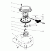Toro 20103 - Lawnmower, 1991 (1000001-1999999) Spareparts RECOIL ASSEMBLY (MODEL NO. 47PL0-1)