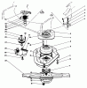 Toro 20106 - Lawnmower, 1991 (1000001-1999999) Spareparts BLADE BRAKE CLUTCH ASSEMBLY