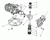 Toro 20106 - Lawnmower, 1991 (1000001-1999999) Spareparts CRANKSHAFT ASSEMBLY (ENGINE NO. 47PL0-2)