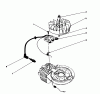 Toro 20106 - Lawnmower, 1992 (2000001-2999999) Spareparts FLYWHEEL & MAGNETO ASSEMBLY (ENGINE MODEL NO. 47PM1-2)