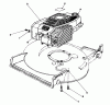 Toro 20107 - Lawnmower, 1992 (2000001-2999999) Spareparts ENGINE ASSEMBLY