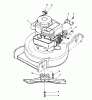 Toro 20182 - Lawnmower, 1993 (39000001-39999999) Spareparts ENGINE ASSEMBLY