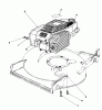 Toro 20210 - Lawnmower, 1991 (1000001-1999999) Spareparts ENGINE ASSEMBLY