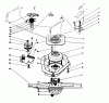 Toro 20210 - Lawnmower, 1992 (2000001-2999999) Spareparts BLADE BRAKE CLUTCH ASSEMBLY