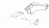 Toro 20215 - Lawnmower, 1991 (1000001-1999999) Spareparts SIDE DISCHARGE CHUTE MODEL NO. 59168 (OPTIONAL)