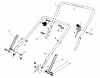 Toro 20217 - Lawnmower, 1992 (2000001-2999999) Spareparts HANDLE ASSEMBLY