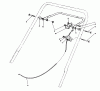Toro 20217 - Lawnmower, 1992 (2000001-2999999) Spareparts TRACTION CONTROL ASSEMBLY