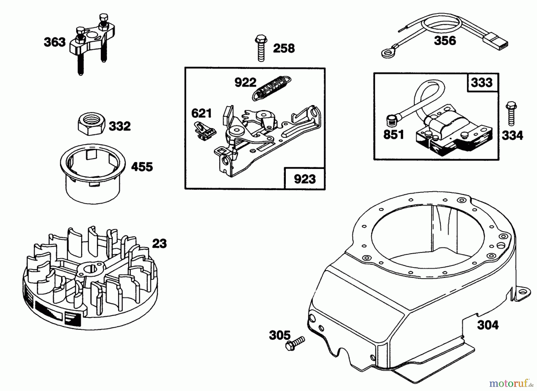  Toro Neu Mowers, Walk-Behind Seite 1 20218 - Toro Lawnmower, 1991 (1000001-1999999) ENGINE BRIGGS & STRATTON MODEL 124702-3115-01 #6