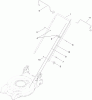 Toro 20314 - 20" Recycling/Rear Bagging Lawn Mower, 2011 (311000001-311999999) Spareparts HANDLE ASSEMBLY